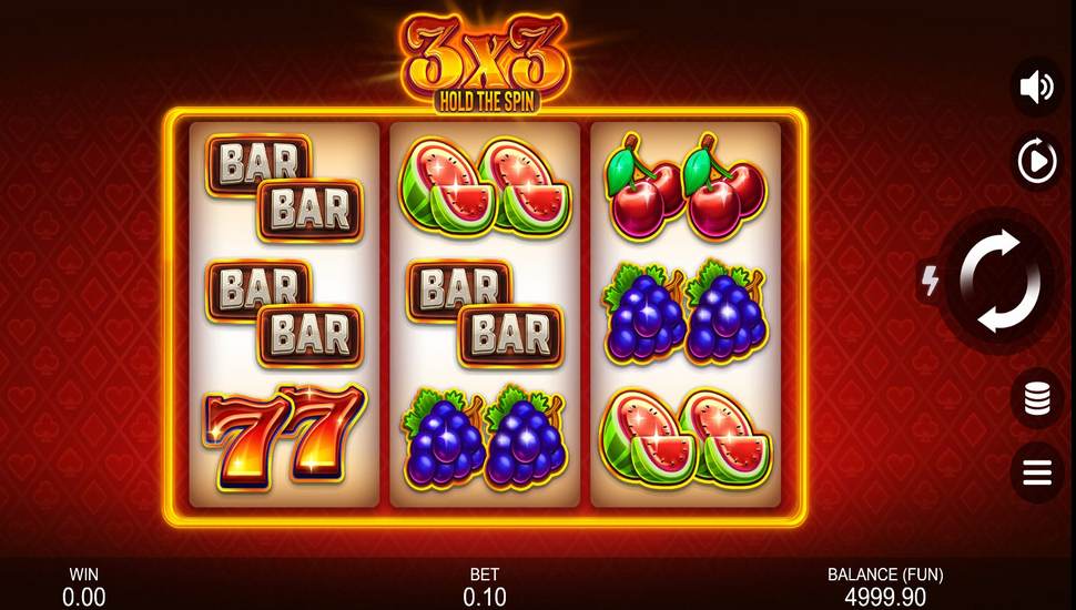 3x3 Hold the Spin Slot - Review, Free & Demo Play
