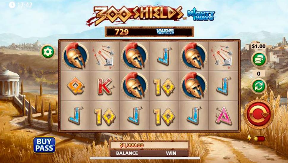 300 Shields Mighty Ways slot mobile