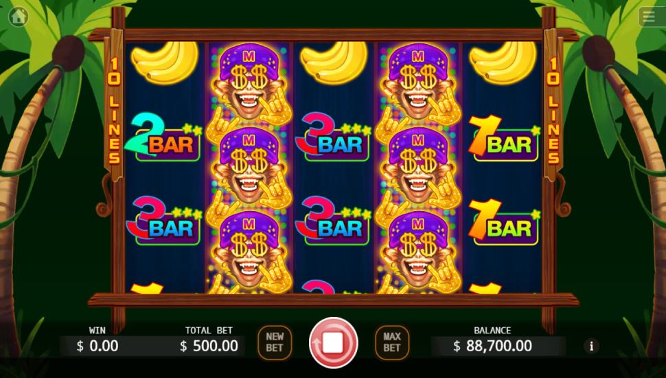 3x Monkeys slot - feature