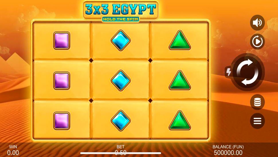 3x3 Egypt: Hold the Spin slot mobile