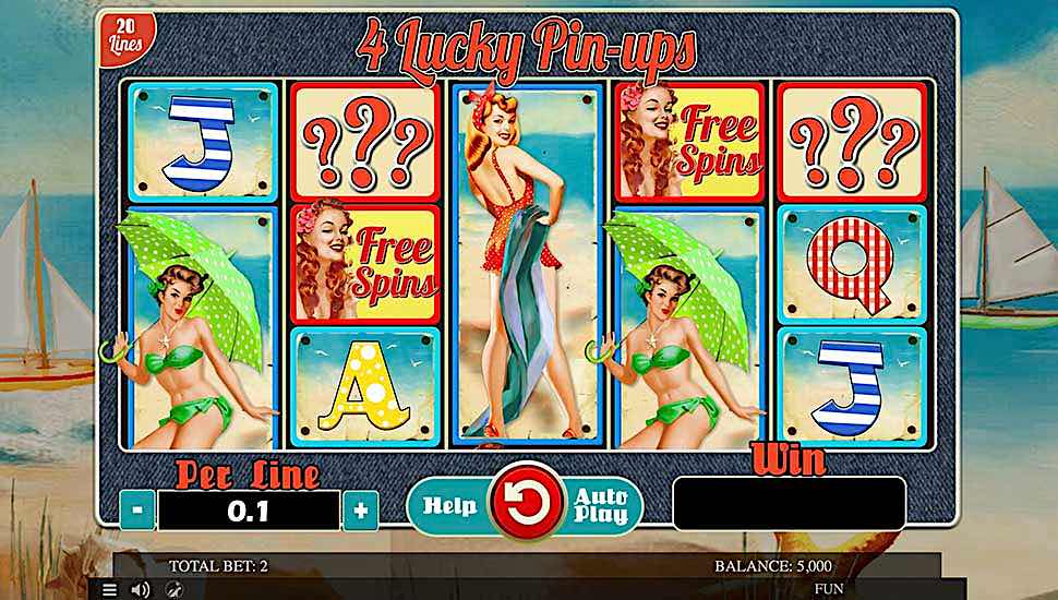 4 Lucky Pin-ups Slot - Review, Free & Demo Play preview