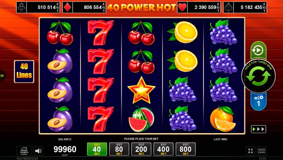 40 Power Hot Slot - Review, Free & Demo Play preview