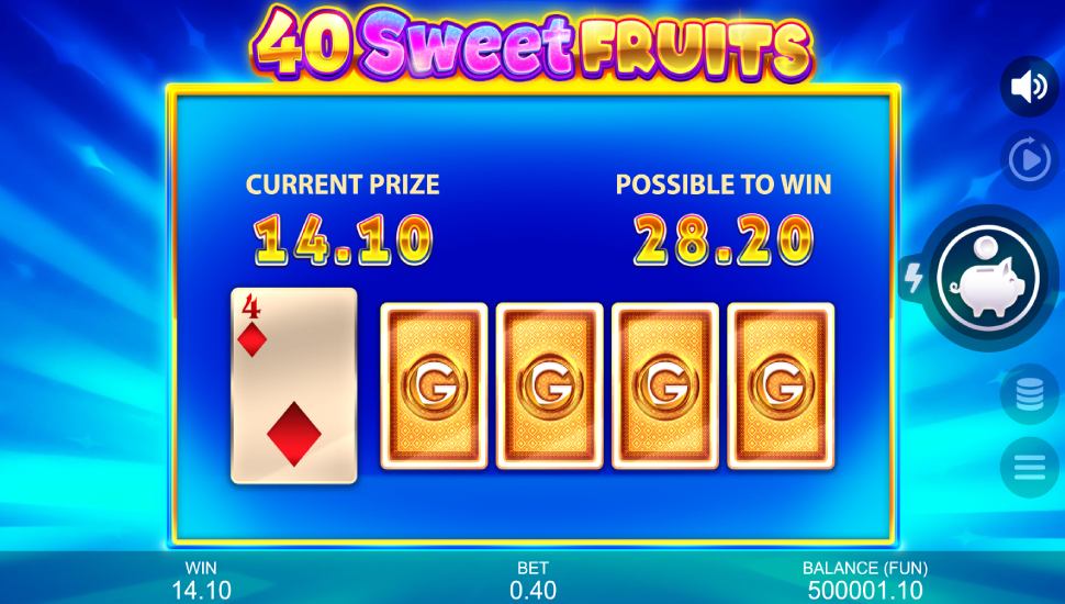 40 Sweet Fruits slot - feature