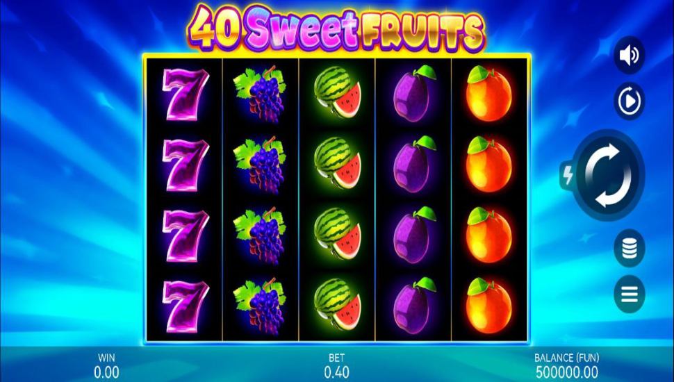 40 Sweet Fruits slot mobile
