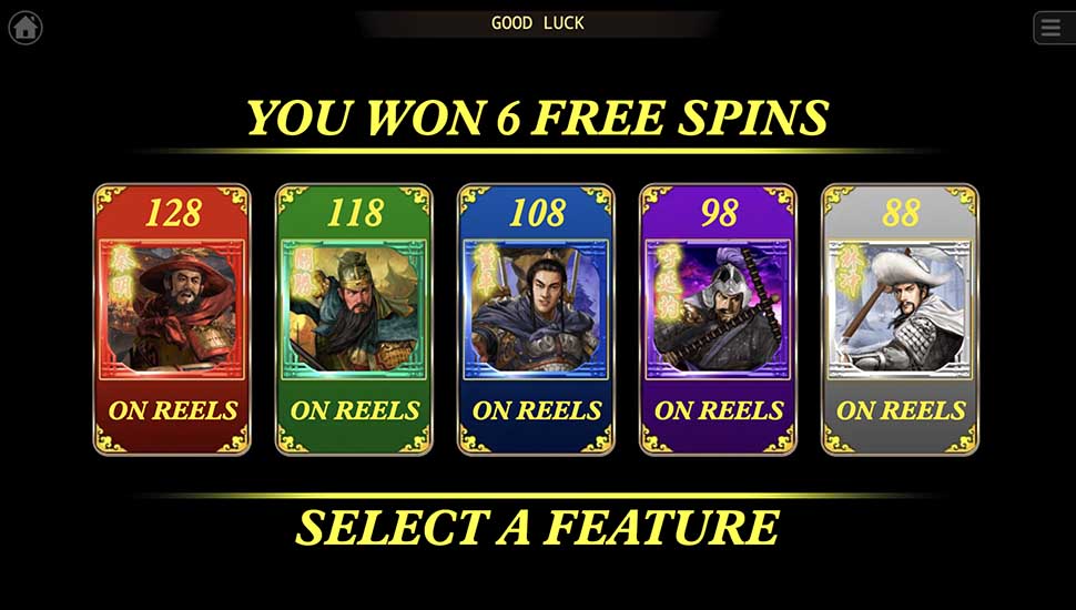5 Heroes slot free spins