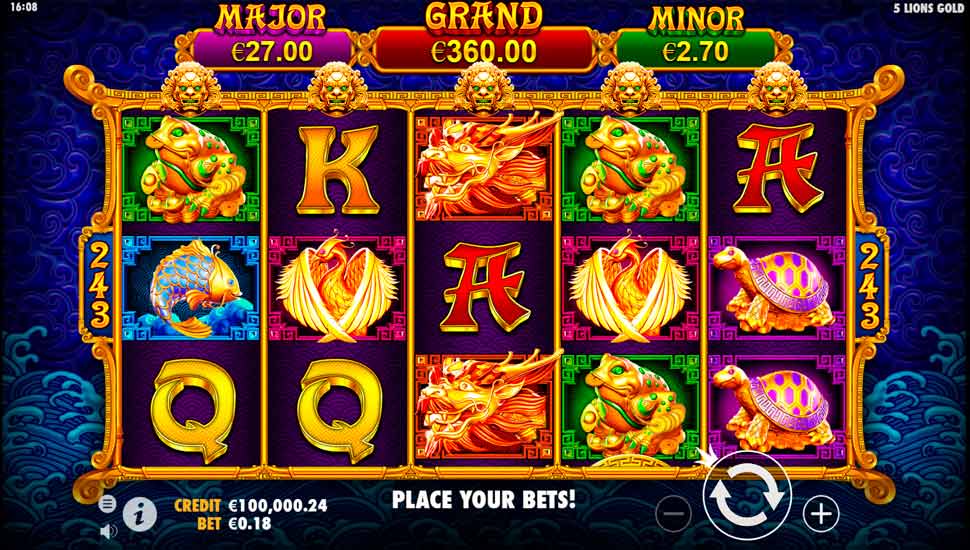5 Lions Gold Slot - Review, Free & Demo Play preview