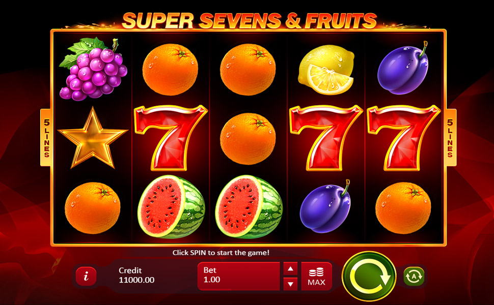 5 Super Sevens & Fruits - Slot