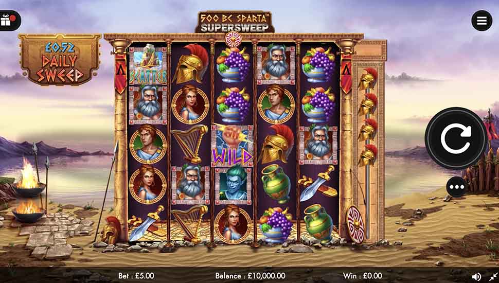 500 BC Sparta Supersweep Slot - Review, Free & Demo Play preview