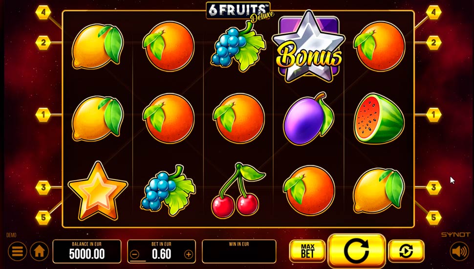 6 Fruits Deluxe Slot - Review, Free & Demo Play preview