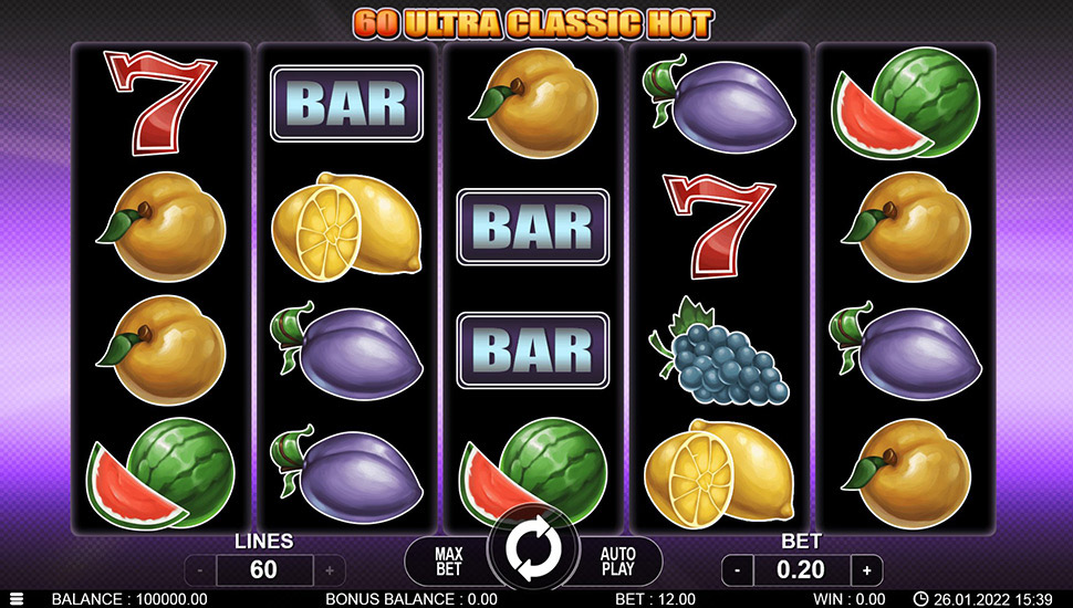 60 Ultra Classic Hot Slot preview