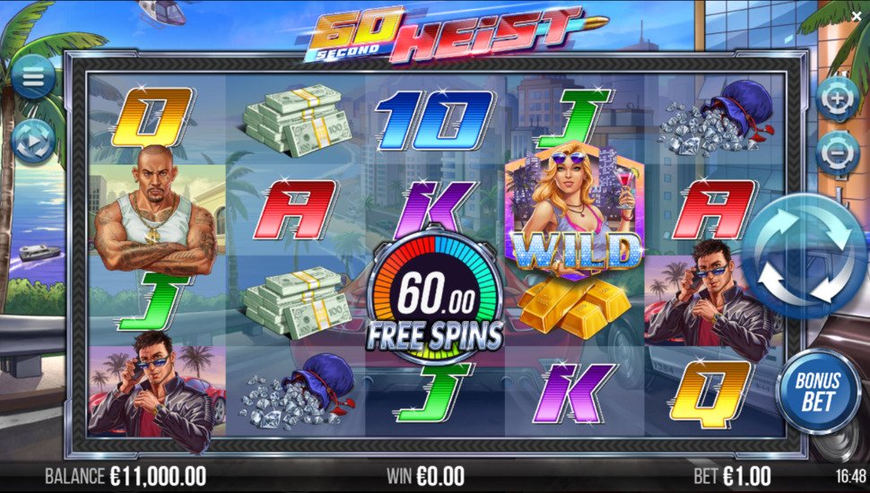 60 Second Heist Slot preview