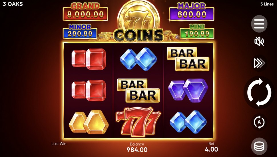 777 Coins slot mobile