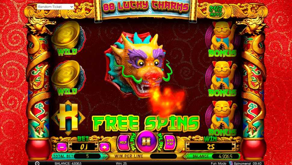 88 Lucky Charms slot Free Spins