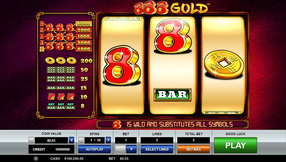 888 Gold Slot - Review, Free & Demo Play