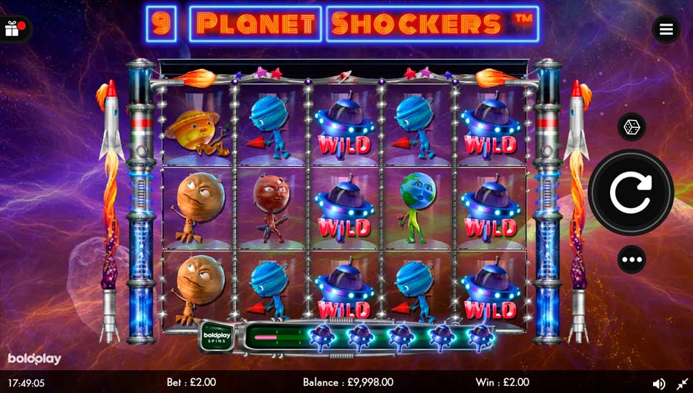 9 Planet Shockers Slot - Review, Free & Demo Play
