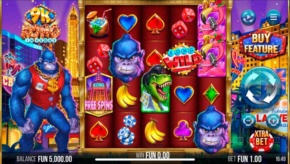 9K Kong in Vegas slot mobile