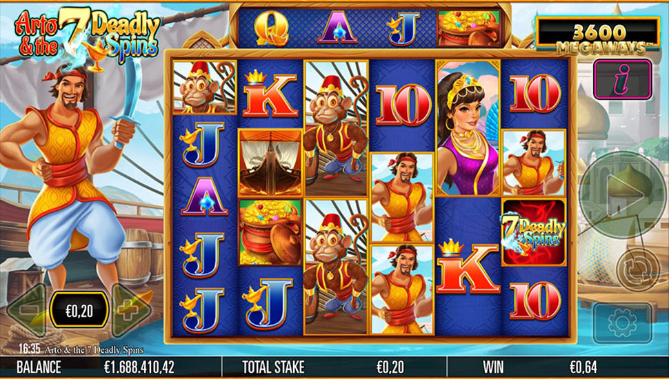 Arto & The 7 Deadly Spins Megaways Slot preview