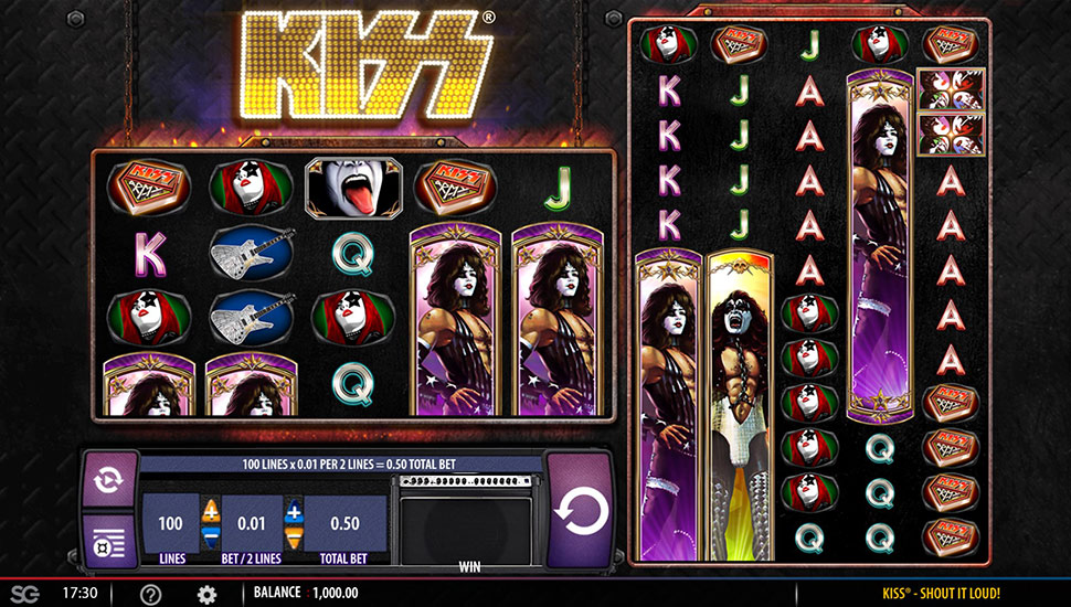 Kiss Shout it Out Loud! Slot preview