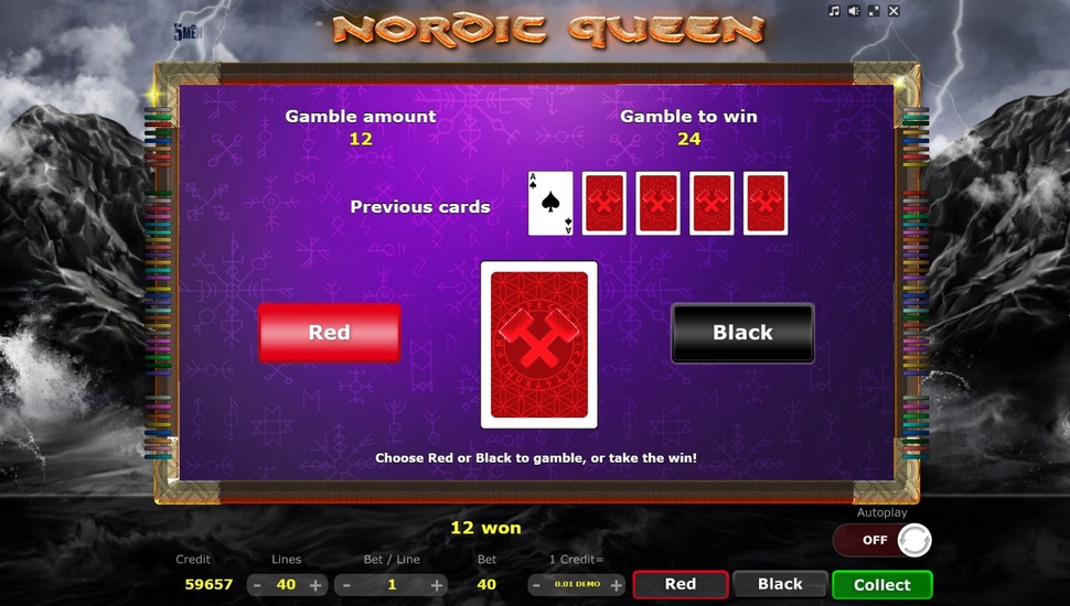 Nordic Queen Slot machine - card game