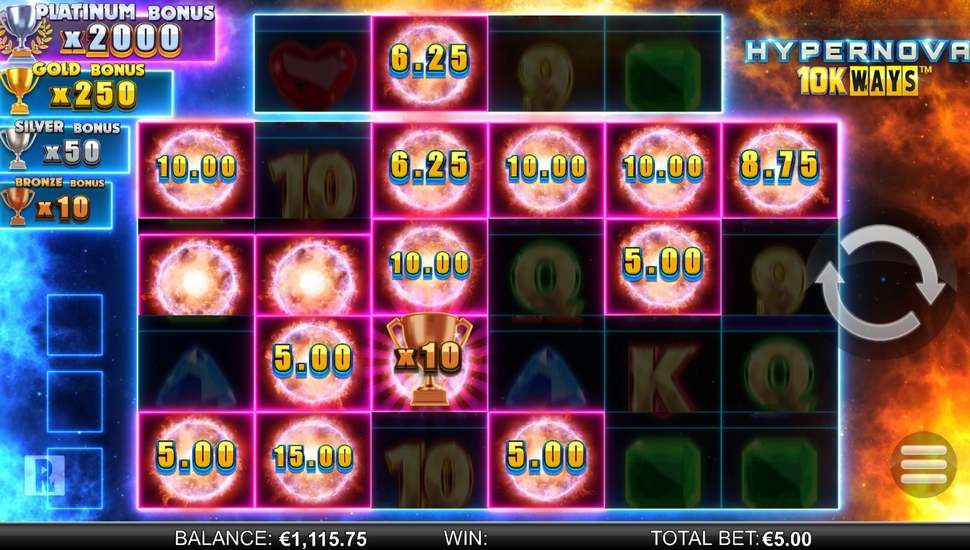 Hypernova 10K Ways slot machine
