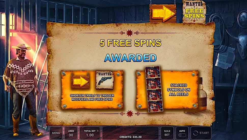 A Fistful of Wilds slot free spins