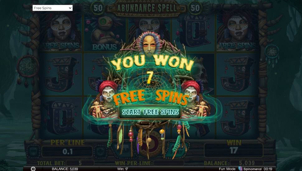 Abundance Spell Spell - Free Spins