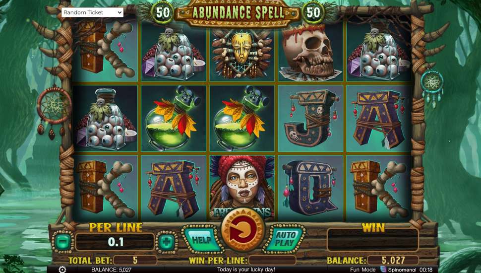 Abundance Spell Slot - Review, Free & Demo Play preview