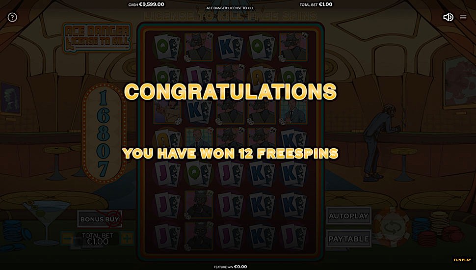 Ace Danger: License to Kill slot Free Spins