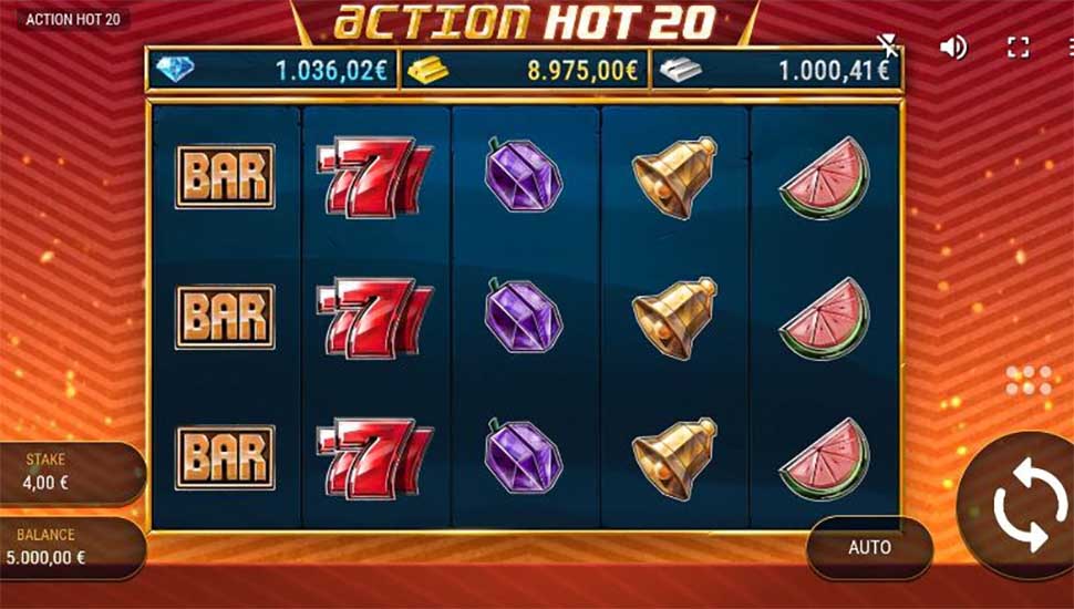 Action Hot 20 slot Mobile