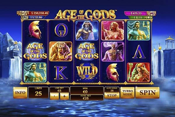 Age of gods slot sites