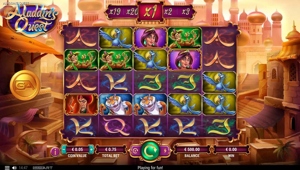 Aladdin's Quest Slot - Review, Free & Demo Play