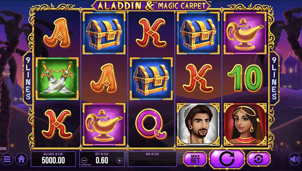 Aladdin & The Magic Carpet Slot - Review, Free & Demo Play preview