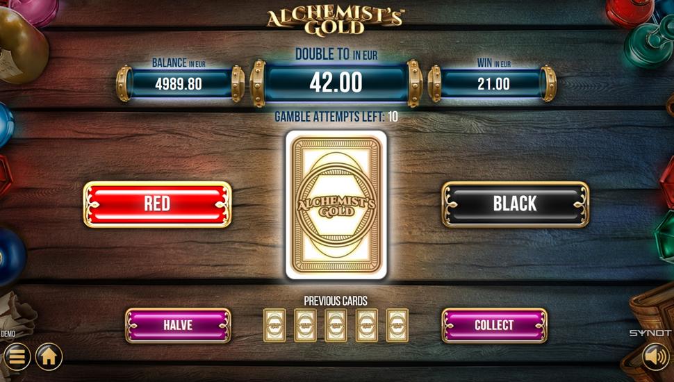 Alchemist's Gold Slot - Gambling Feature
