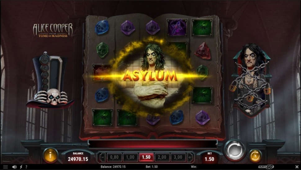 Alice Cooper and the Tome of Madness - Slot