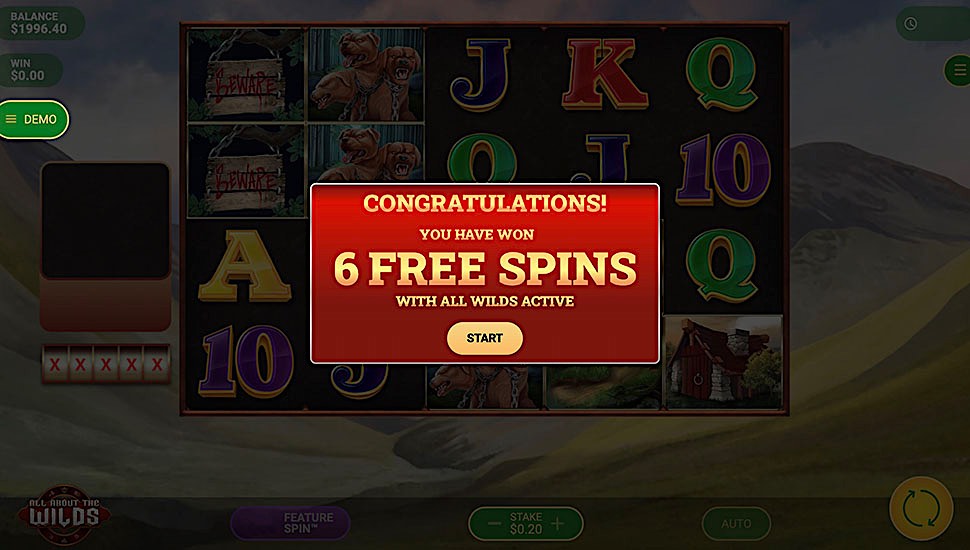 All About The Wilds slot free spins