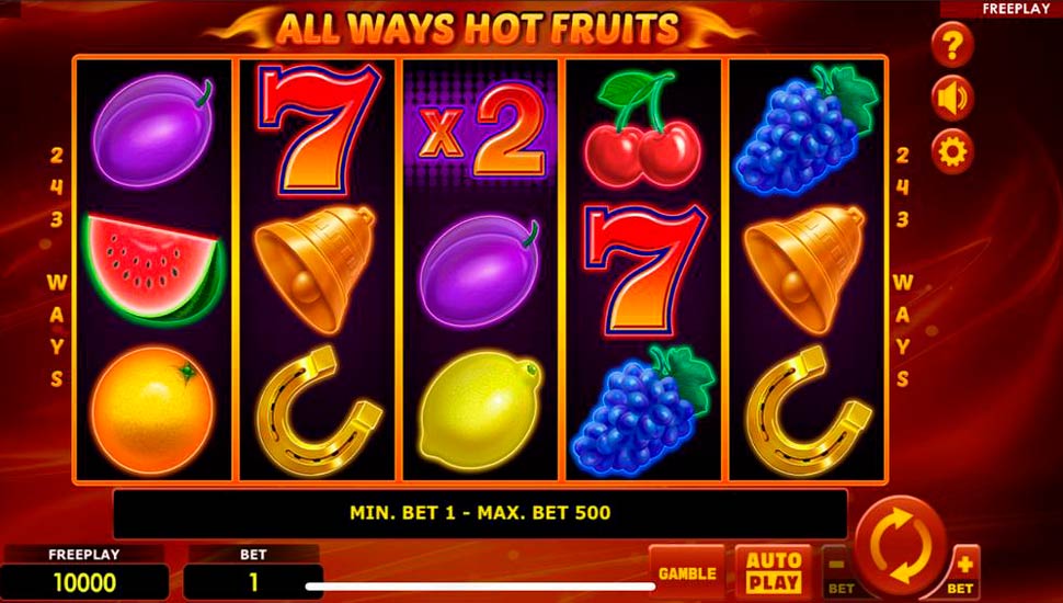 All ways hot fruits slot mobile