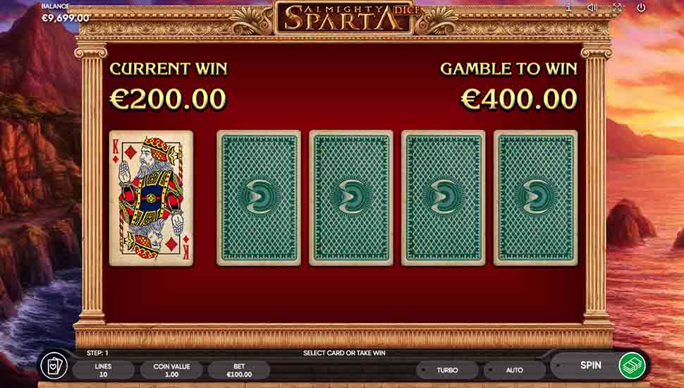 Almighty Sparta Dice slot gamble