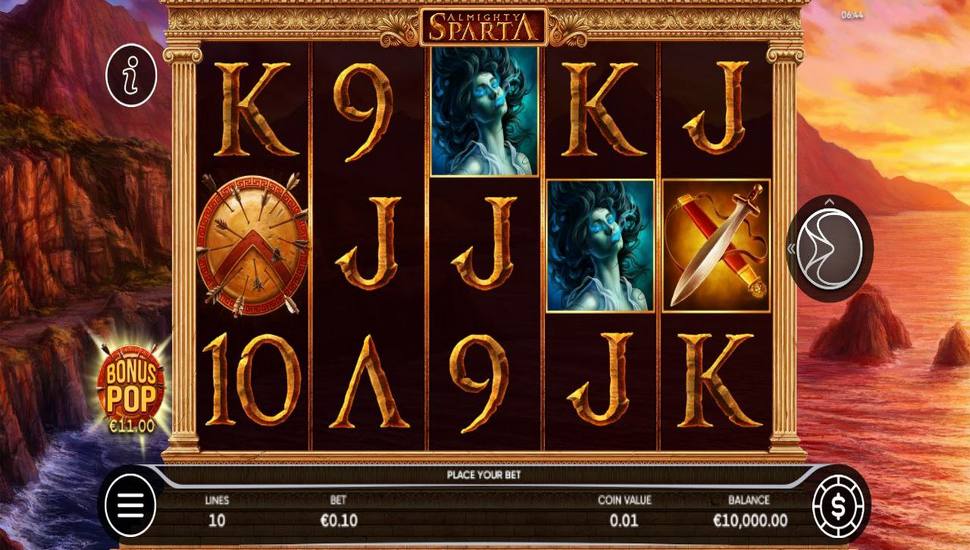 Almighty Sparta Slot Mobile