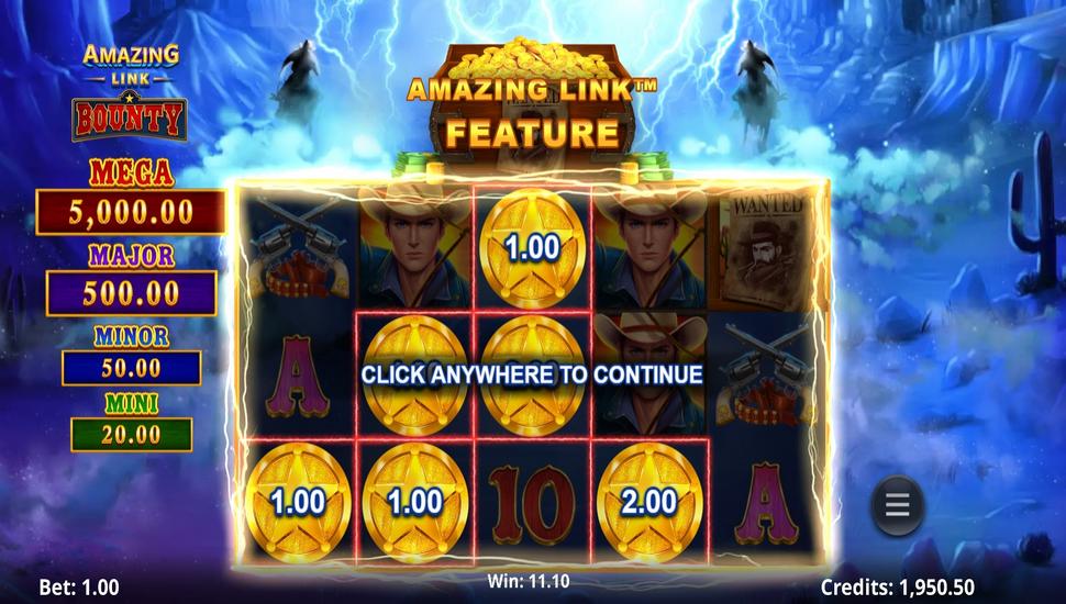 Amazing Link Bounty Slot - Amazing Link Feature