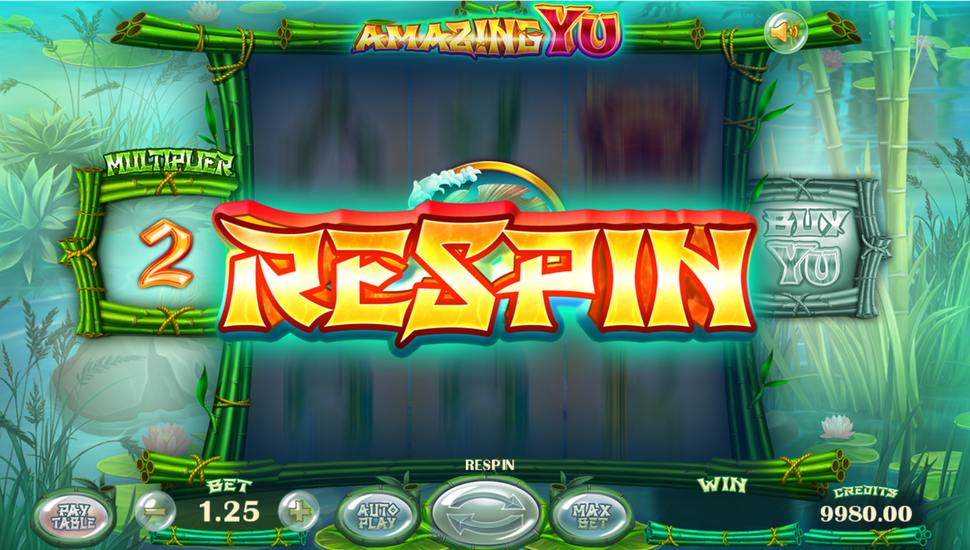Amazing Yu Slot - Respins