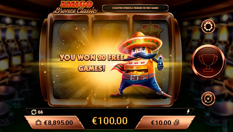 Amigo bronze classic slot free Spins Game