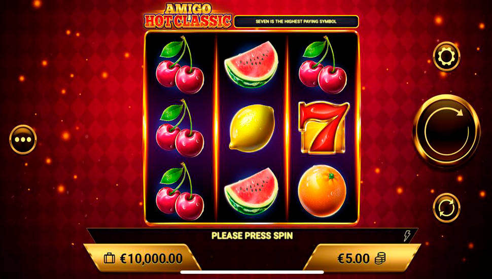 Amigo Hot Classic slot mobile