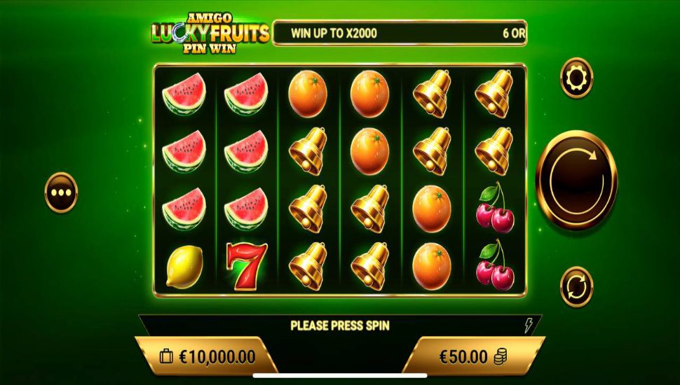 Amigo Lucky Fruits PIN WIN slot mobile