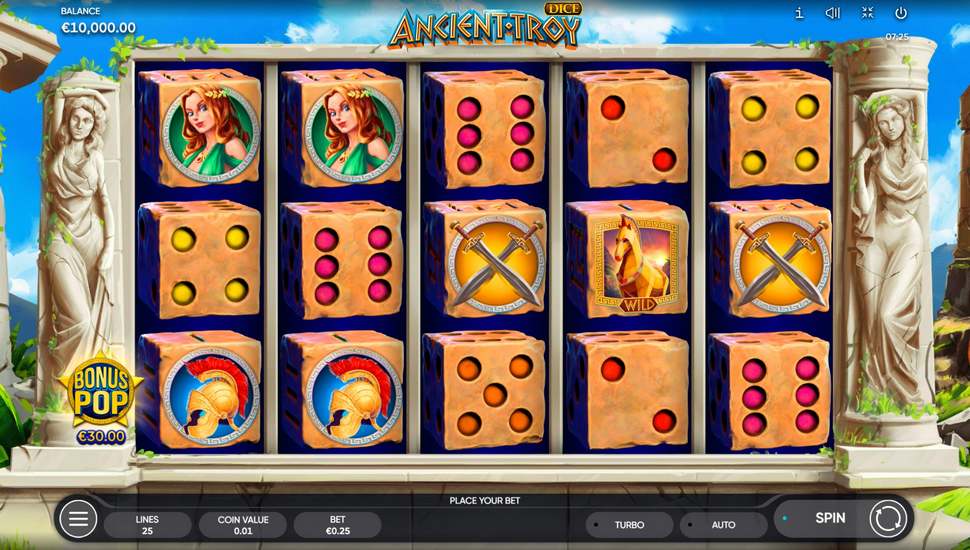 Ancient Troy Dice Slot - Review, Free & Demo Play preview