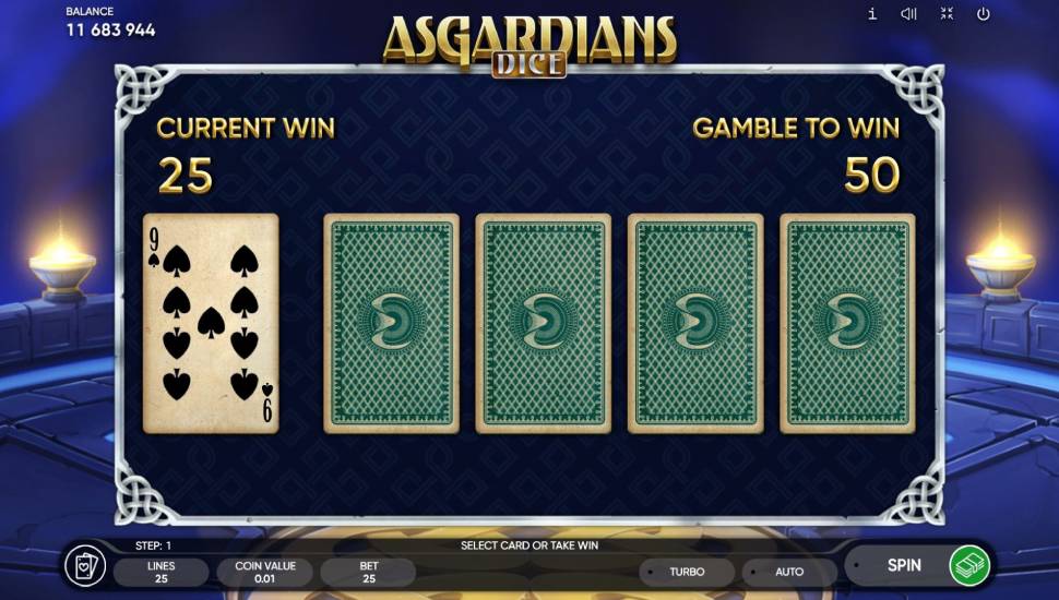 Asgardians Dice slot - risk game