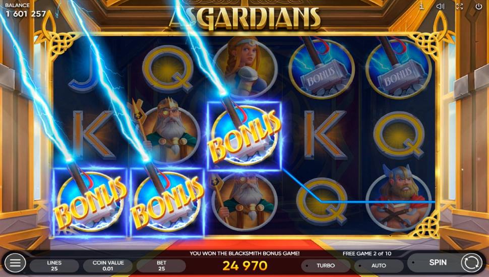 Asgardians slot - free spins