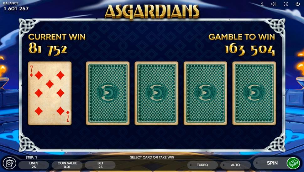 Asgardians slot - risk game