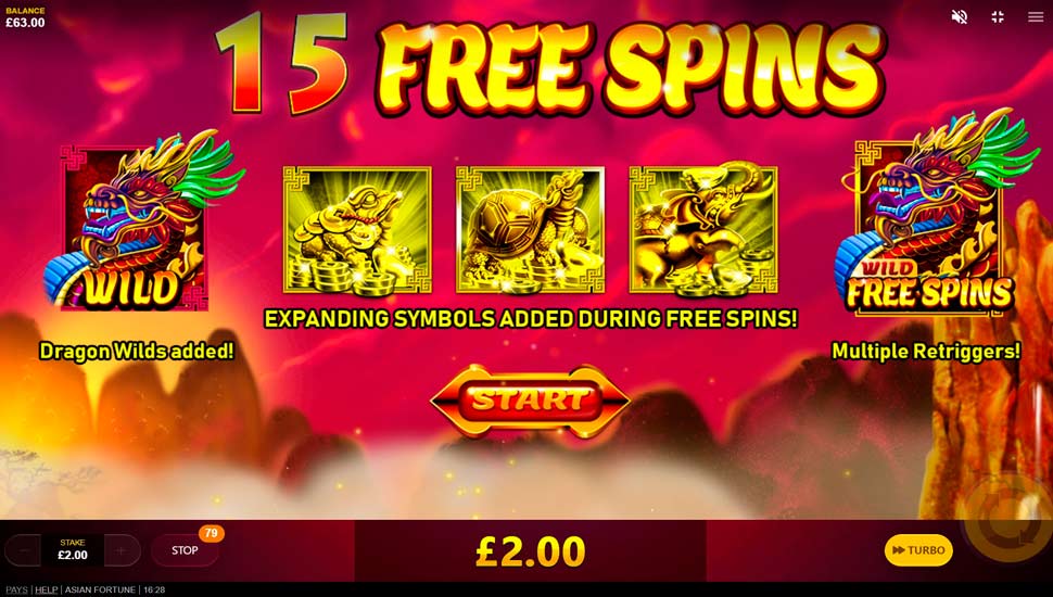Asian fortune slot Free Spins