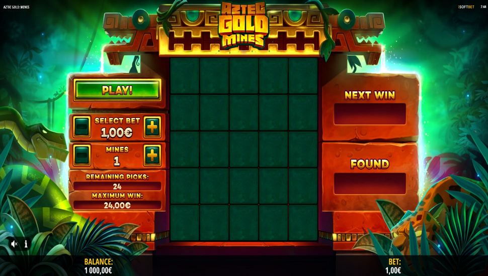 Aztec Gold Mines Slot - Review, Free & Demo Play