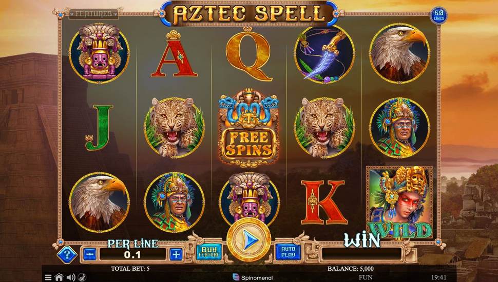 Aztec Spell Slot - Review, Free & Demo Play preview